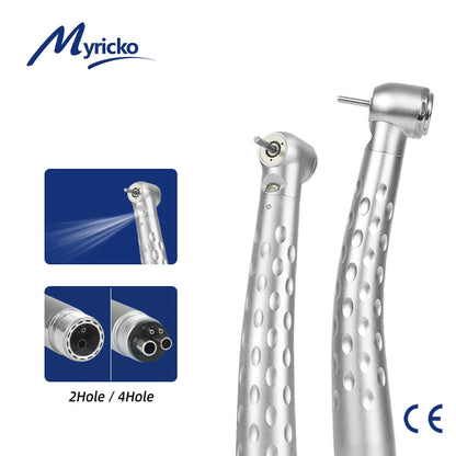Style Denta lLED  High Speed Handpiece rotation E-generator Fiber Optic Push Button Ceramic Bearing CartridgeAir Turbine