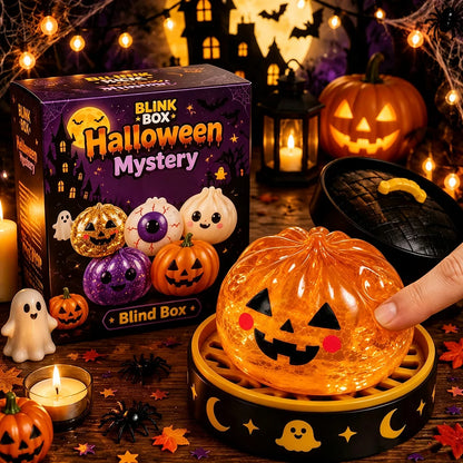 Glitter Halloween Ghost Dumplings Squishy Soft Slow Rebound Resilience Decompression with Steamer Stuffed Skull-shaped Buns Gift