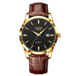 LIGE Military Watch For Men Fashion Business Watch Men Casual Leather Sport Waterproof Men's Quartz Wristwatches Reloj Hombre