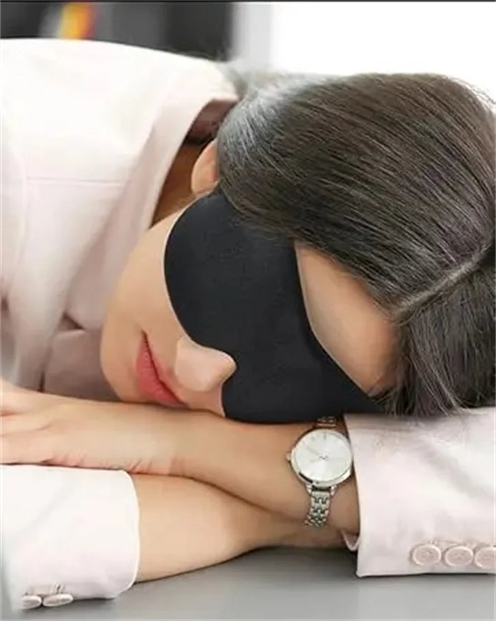 3D Soft Breathable Sleep Eye Mask 100% Blackout Zero Eye Pressure Plane Travel Eye Covers Sleeping Aid Eye Sleep Masker Eyepatch