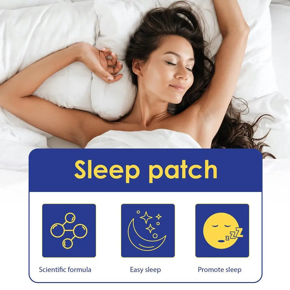 10pcs Adult Sleeping Patches Relieve Stress Promote Sleep Hypnotic Artifact Adult Soothing Decompression Massage Relax Stickers