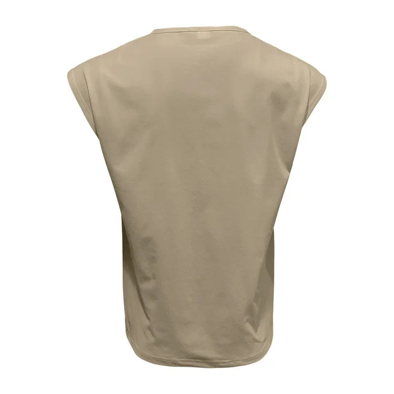 Amazon cross-border men's clothing summer new sleeveless t-shirt youth casual loose thin vest men