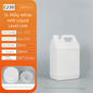 1/2/3/4/5/6/10L Plastic Airtight Bottle with Lid Food Grade HDPE Bucket Sealed Large-Capacity Oil Jerrican Gel Shampoo