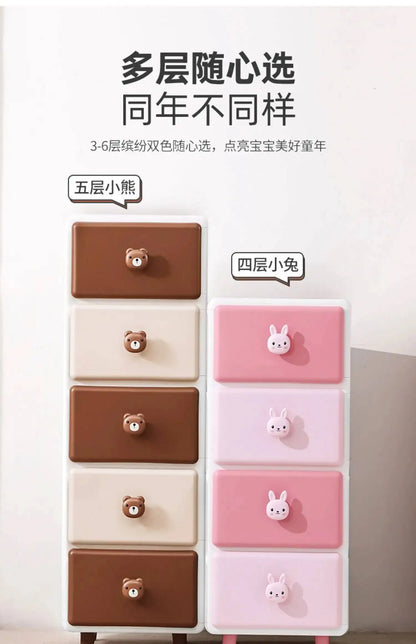 Cute Children Nightstands Nordic Pink Korean Children Nightstands Corner Cabinets Nachtkastje Kids Bedroom Furniture YN50CN