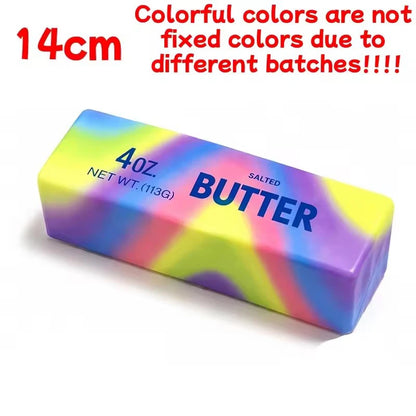 Butter Stick Squishy Squeeze Toy Soft Butter Stick Slow Rebound Stress Ball Fidget Toy Adult Sensory Stress Relief Fidget Toy