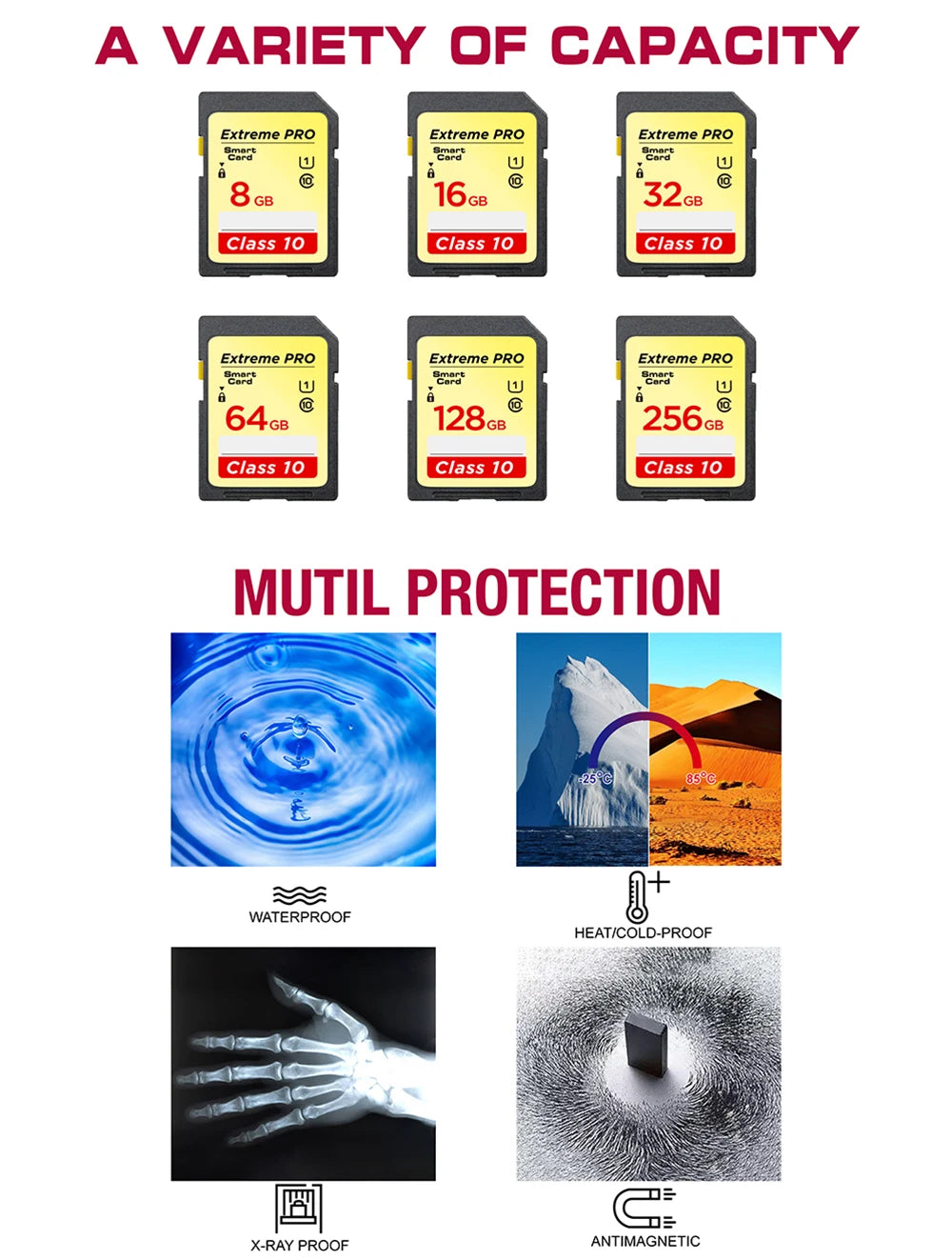 Memory Card Camera 32gb SD1XC SD1HC Card C10 128GB 64GB cartao de memoria  256gb sd card For CANON SONY SRL 16GB 32GB