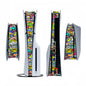 Decoration Strip Center Skin Sticker For PlayStation 5 Slim PS5 Slim Disc Version & Digital Version Console Middle Stickers Skin