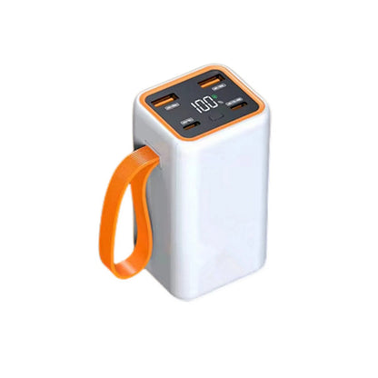 Detachable DIY Power Bank Case 4*21700 Battery PD 22.5W Fast Charging Shell LCD Digital Display Power Bank DIY Battery Case Box