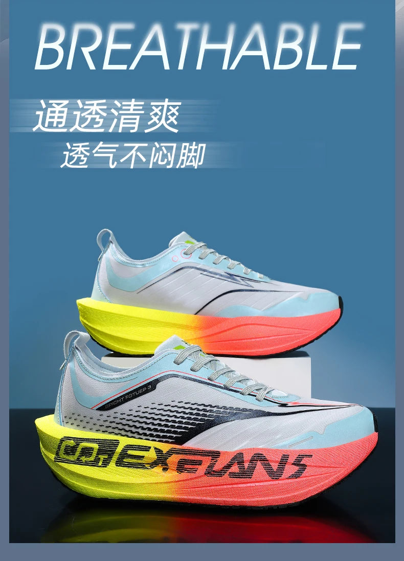 Men Running Shoes Carbon Board Marathon Speciality Sports Breathable Lightweight Women's Comfortable Athletic Sneakers