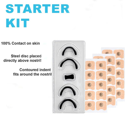 2026Anti-Snoring Nasal Strips Kit Magnetic Nose Strips for Nasal Breathing Dilators Sports Air Improvement And Better Sleeping