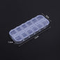1 Pc Plastic Jewelry Box 5-28 Compartment Slot Organizer Storage Beads Container Adjustable Jewelry Storage Box Rectangle Case