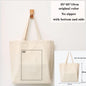 Canvas Cotton bag grocery handbag Foldable Fabric tote bag portable Storage organizer Shopping bag for woman Cloth organizer bag
