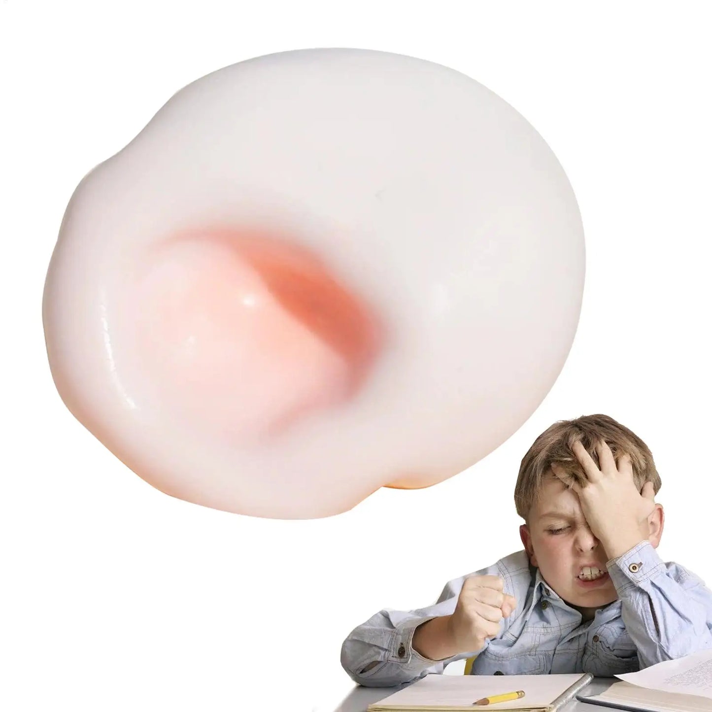 Stress Relief Sand Glutinous Balls-6PCS Squeeze Ball Toy Adults Portable Shapeable Sensory Fidget funToys for Anxiety Focus