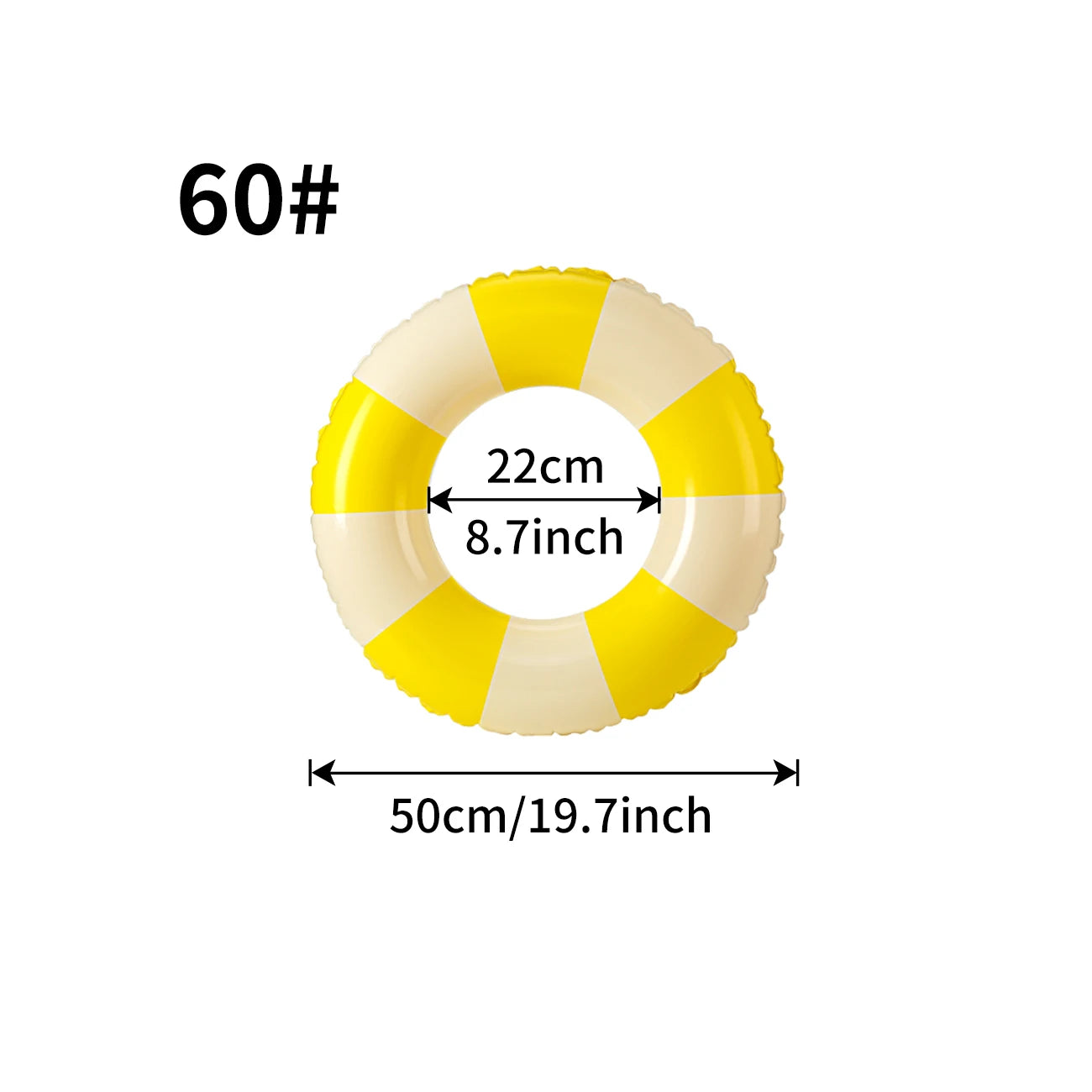1PC Ins Style Macaron Inflatable Swimming Ring Adult Kids Thickened Pool Float Summer Pool Party Water Toy