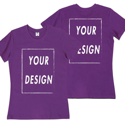 Bestseller Custom T-Shirt: Design Your Own Front & Back | Premium Unisex Tee for Couples, Teams & Events