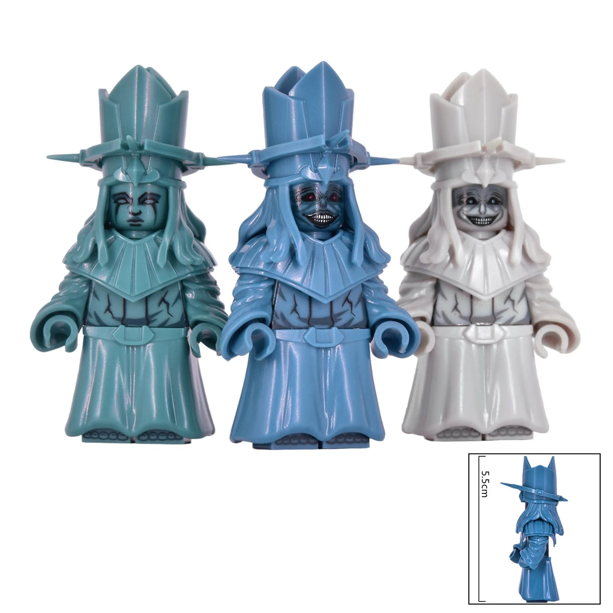 29cm Big Size Fantasy God Statue Building Block Figure, Rich Surface Printing Bricks Model, Desktop Decoration Collectible Toy