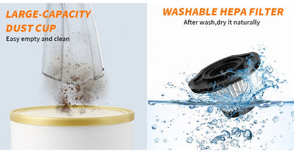 Rechargeable Cordless Wireless Handheld Portable Car Vacuum Cleaner Home and Car Dual Purpose Small Mini Handheld Vacuum Cleaner