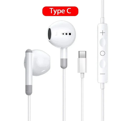 Wired Earphones For iPhone 17 16 15 Pro Max In-Ear Earbuds 14 13 12 Headphones For Samsung Xiaomi Headsets