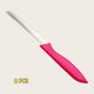Serrated Steak Knife, Stainless Steel Steak Knife With Pointed Tail Plastic Handle, Multifunctional Kitchen Bread Dessert Knife
