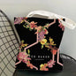 Fashion T-TED B-BAKERs Storage Bags Canvas Double-Sided Print Fashion Shoulder Tote Shopping Bag Gift Eco Handbags