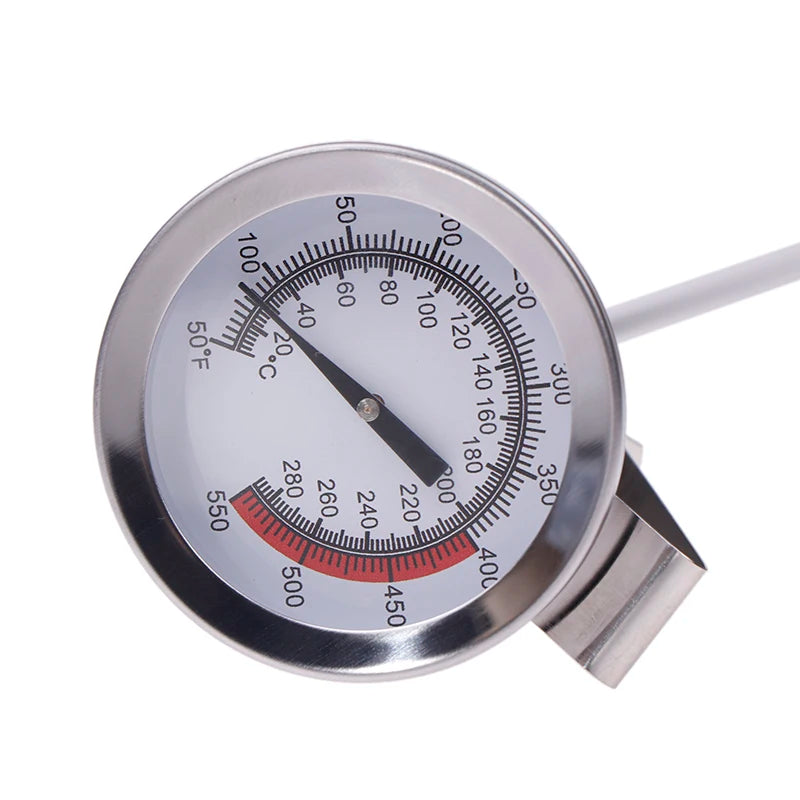 1PC Kitchen Tools Probe Thermometer Milk Coffee Food Meat Gauge Stainless Steel Cooking Temperature Meter