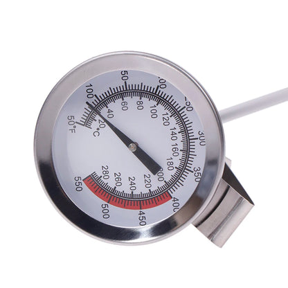 1PC Kitchen Tools Probe Thermometer Milk Coffee Food Meat Gauge Stainless Steel Cooking Temperature Meter