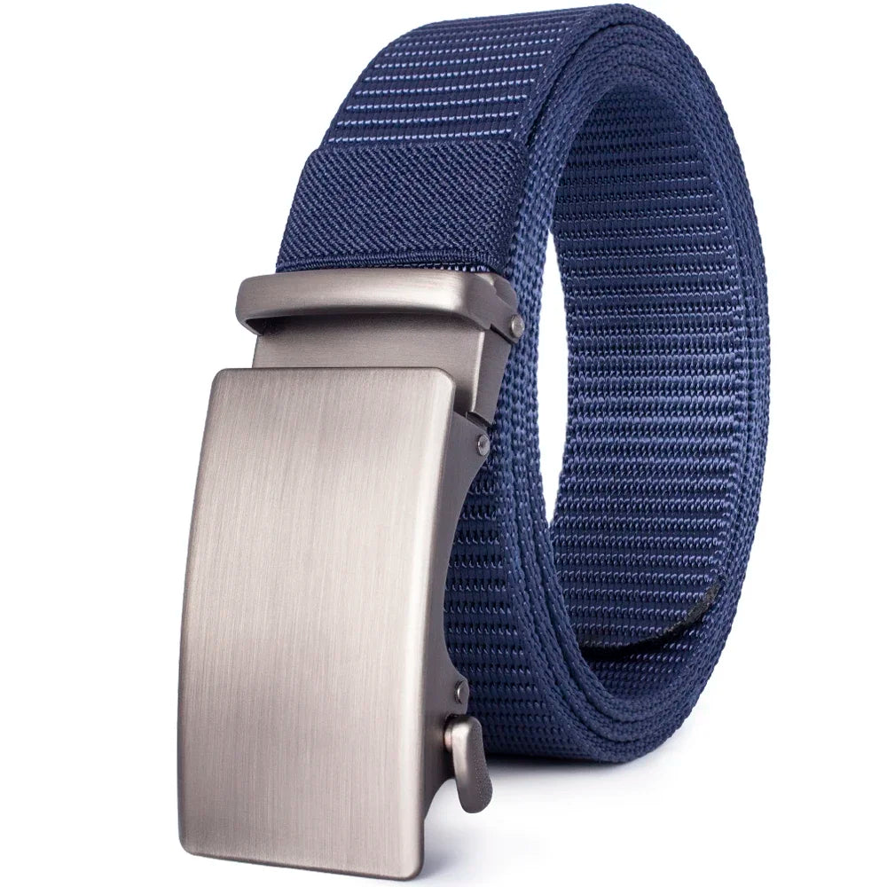 Automatic Buckle Light Comfortable Nylon Military Belt Outdoor Hunting Multifunctional Tactical Canvas Belt High Quality Men Bel
