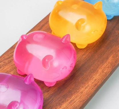 1Pc Mini Cute Cat Maltose Decompression Toy Non Stick Odorless Non-toxic Fun Toy Pressure Relief Tool For Adults and Students