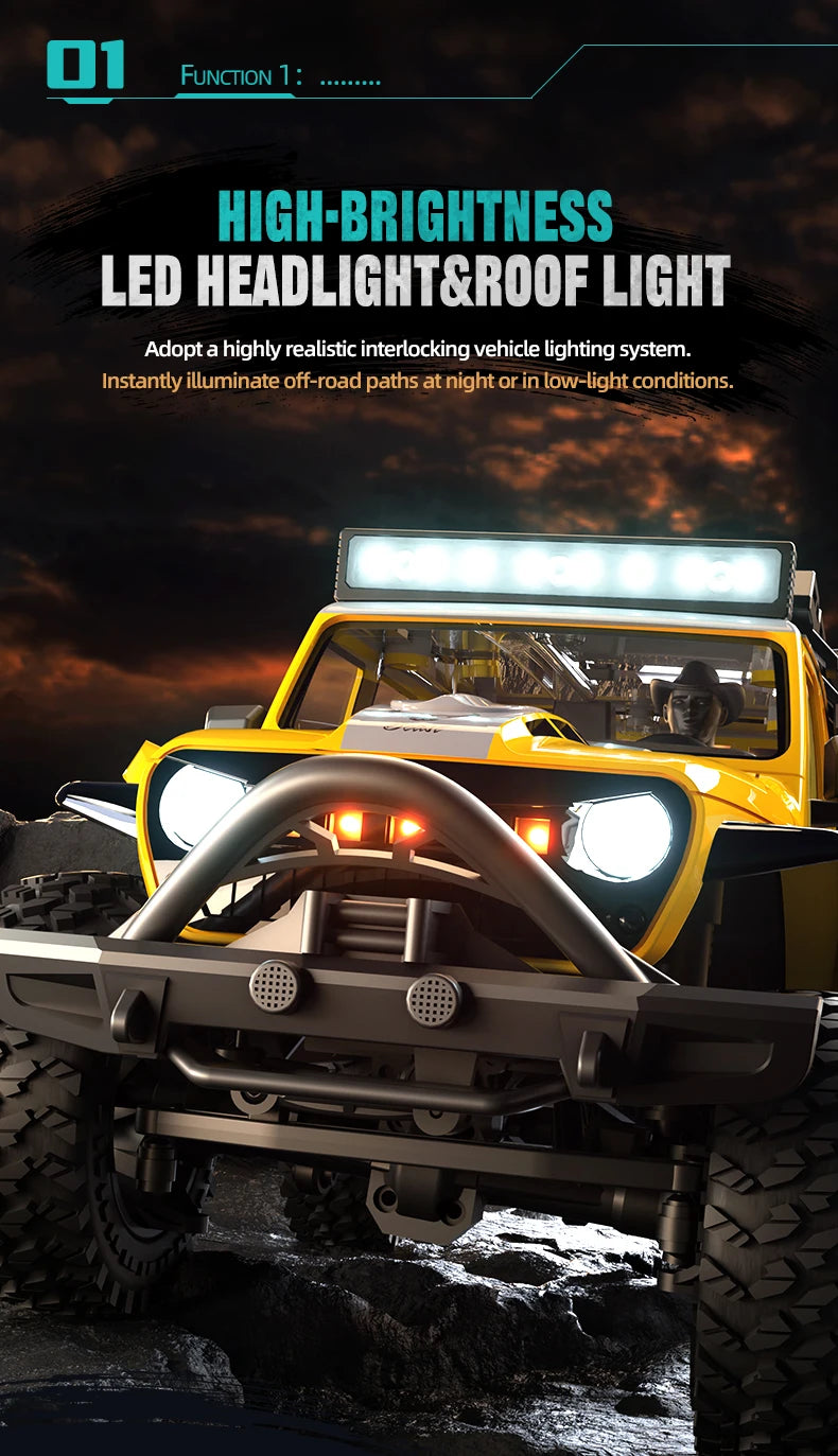 2025 ZLL SG206 PRO/MAX 1:20 2.4G Brushless Four-Wheel Drive Racing Climbing Cool Light Remote Control High-Speed Toy Car Gift