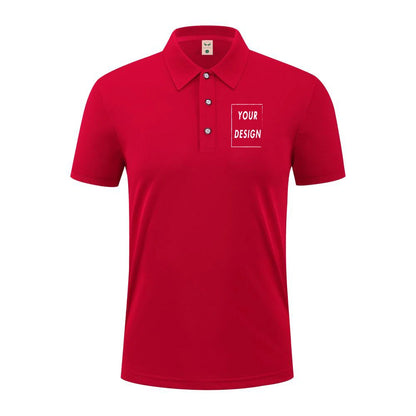 2025 Summer Causal Polo Shirt Custom Logo Printed Text Picture Brand Embroidery Personal Design Breathable Men And WomenTops
