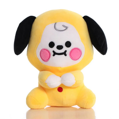 B-T-21 Plush Doll Keychain Koay Shooky Mang Cooky Cute Stuffed Pendant Backpack Ornament Gift for Fans Bag Decor
