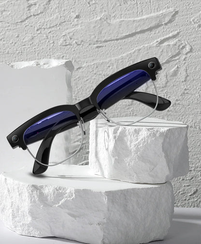 New AI Smart Glasses, 800W Camera Video Recording, AI Photo Recognition, Bluetooth Call & Voice Translation Eyewear