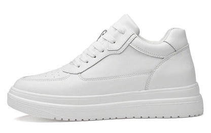 High Quality Men Sneakers Elevator Shoes for Men Fashion Casual Shoes Comfortable Leather Sports Shoes Height Increase 6/8/10cm
