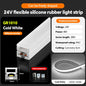 LED flexible silicone light strip embedded 24V waterproof tubing linear lamp concealed installation flexible soft light strip