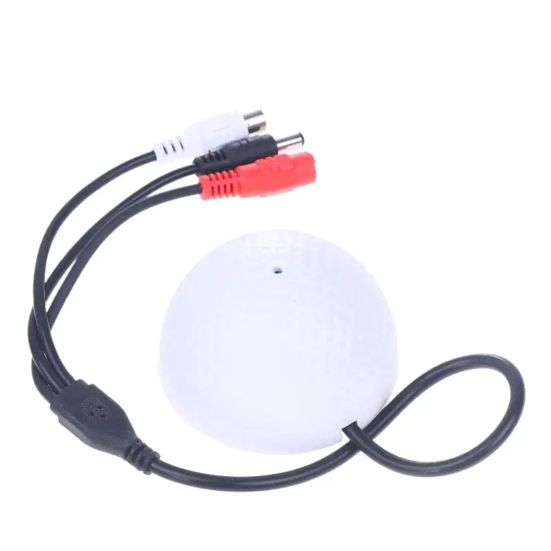 1Pcs For CCTV Surveillance Security IP Camera Built In Preamp Wired Voice Audio Monitoring MIC Sound Pickup Microphone