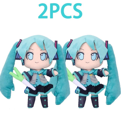 2026 NEW 20cm Japanese Anime Plush Stuffed Toy Hatsune Miku Plush Doll Soft Pillow Future Doll Cute Christmas Gift For Children