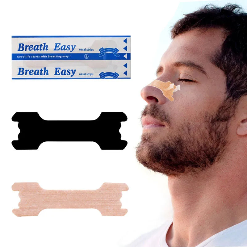 10/50/100/200PCS Nose Strips Extra Strength Nasal Strips for Adults Better Sleep Non-Invasive Anti Snoring Breathing Nose Patch