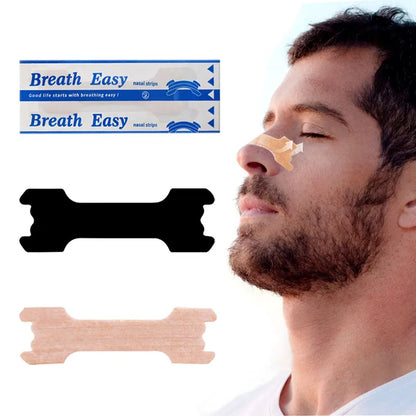 10/50/100/200PCS Nose Strips Extra Strength Nasal Strips for Adults Better Sleep Non-Invasive Anti Snoring Breathing Nose Patch