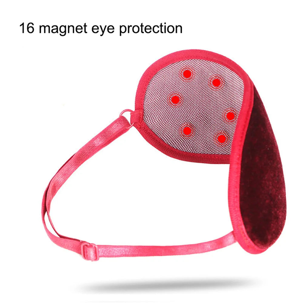 Tcare Eyes Care Tourmaline Far Infrared Ray Eye Massager Pain Fatigue Relief Deep Sleep Eye Masks Shade Magnetic Blindfold Cover