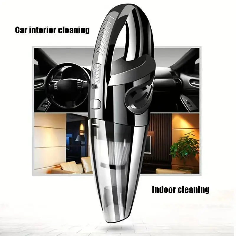 Handheld Vacuum Cordless Powerful Cyclone Suction Portable Rechargeable Vacuum Cleaner Quick Charge for Car Home Pet Hair