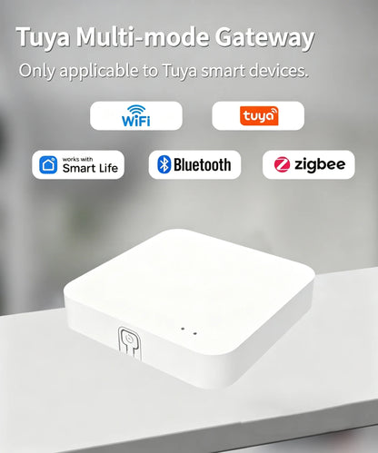 Tuya Universal Multi‑Mode Gateway Hub, Zigbee Bluetooth WiFi, Central Controller for Whole‑Home Smart Automation