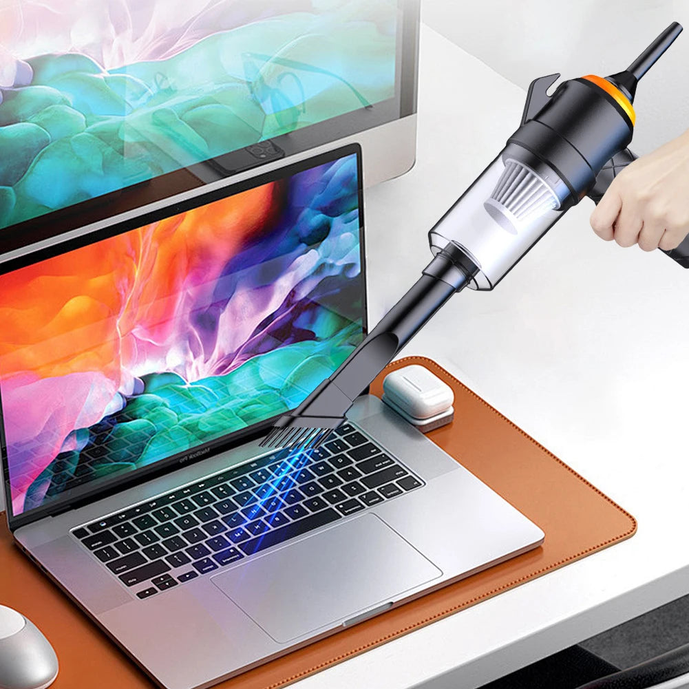 6 IN 1 Car Vacuum Cleaner Suction Blow Vaccum Vacum Wireless Home Handheld Charging Portable Mini Small Aspiradora Auto Machine