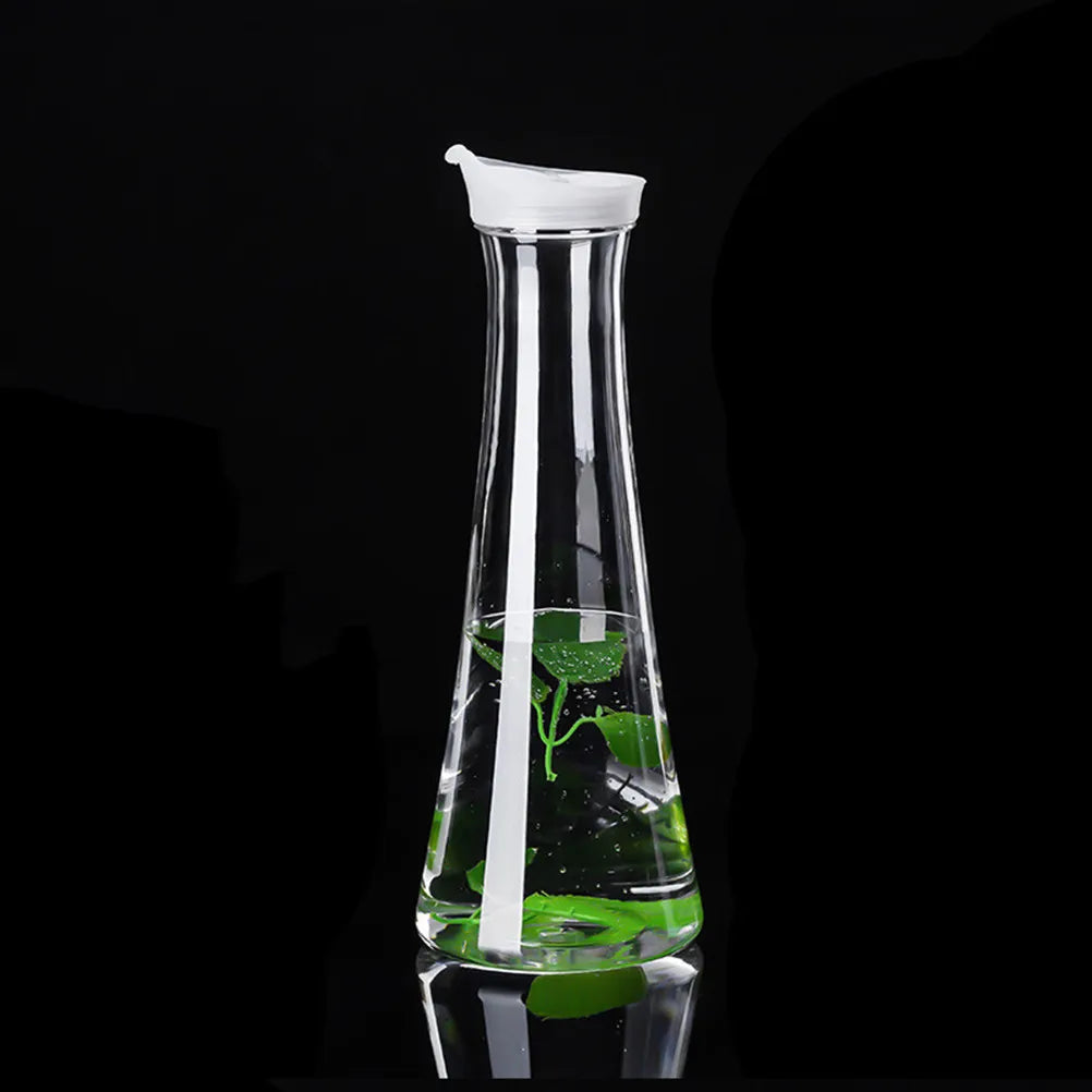 1600Ml Plastic Water Pitcher Transparent Juice Pot Food-Safe PP Material for Hot Cold Beverages Home Party Picnic Pool Use