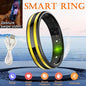 Men Women Smart Ring 5ATM Waterproof Pedometer Multi-function Ring Heart Rate Blood Pressure Monitor Health Smart Ring 2025 New
