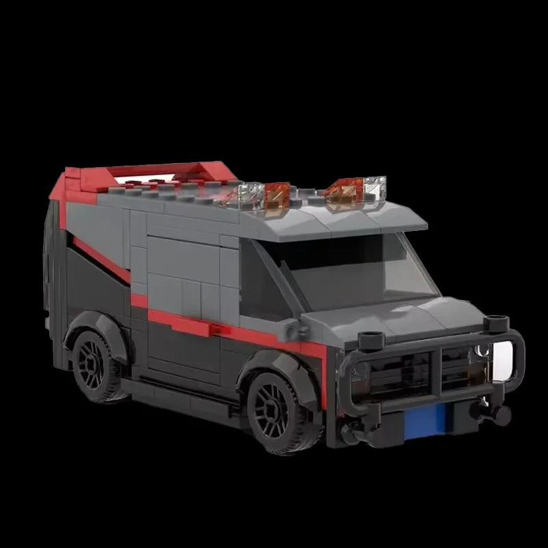 MOC-20604 A-Team Vehicle SWAT Team Car Toy Model Police Department Brick Building Set Children's Toy Gift 242PCS