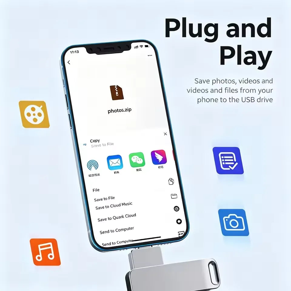 Lenovo 16TB USB 3.2 Flash Drives High Speed Transfer Metal Pendrive Memory Card Pendrive Flash Disk Memoria Waterproof Stick