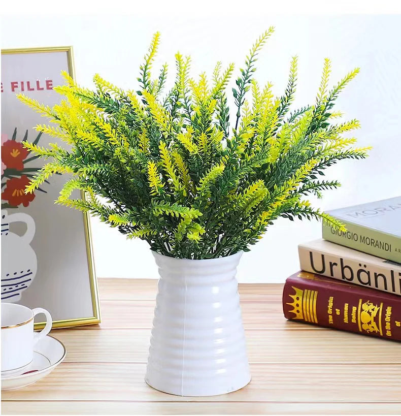Provence Lavender Plastic Artificial Flowers False Plants Wedding Home Outdoor Garden Decoration Table Decoration