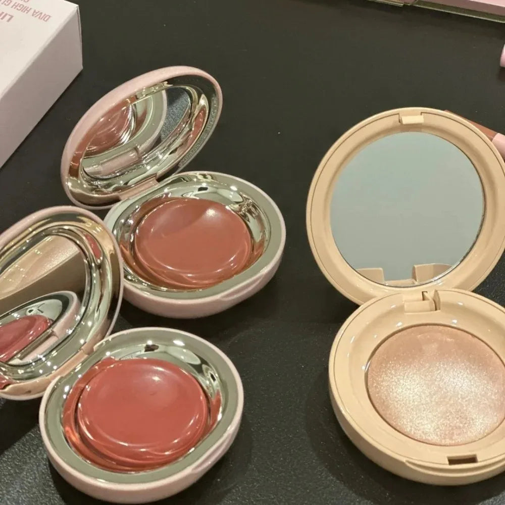 Rare Beauty Liquid Blush Shimmer Powder Blush Elastic Blush Easy-to-Blend Blush Lipstick Highlighter Long-Lasting Makeup Natura