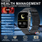 GUHUAVMI New Laser Therapy ECG+PPG Smart Watch Health Monitor Blood Lipids Uric Acid Heart Rate Tracking Monitoring Smartwatches