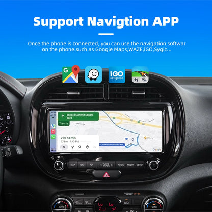 EKIY 2in1 Wired To Wireless CarPlay Dongle Android Auto Adapter Car Intelligent Systems AI Smart Box For Car With Wired CarPlay